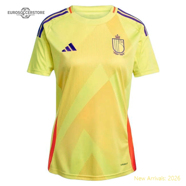 2025-2026 Belgium Womens Team Away Shirt (Ladies)-Vantage Point Soccer