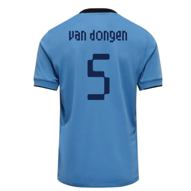 2025-2026 Netherlands Womens Team Away Shirt (Kids) (Van Dongen 5)-Vantage Point Soccer