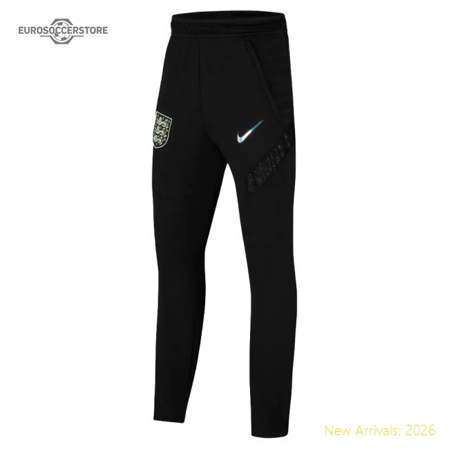 2021-2022 England Training Pants (Black) - Kids-Vantage Point Soccer