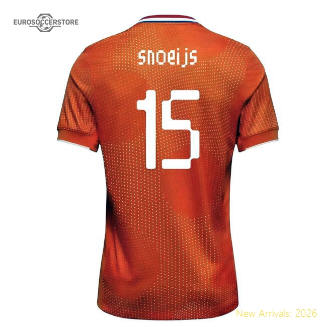 2025-2026 Netherlands Womens Team Shirt (Kids) (Snoeijs 15)-Vantage Point Soccer