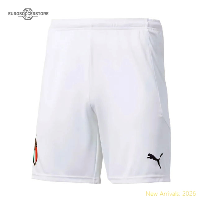 2020-2021 Italy Home Shorts (White)-Vantage Point Soccer