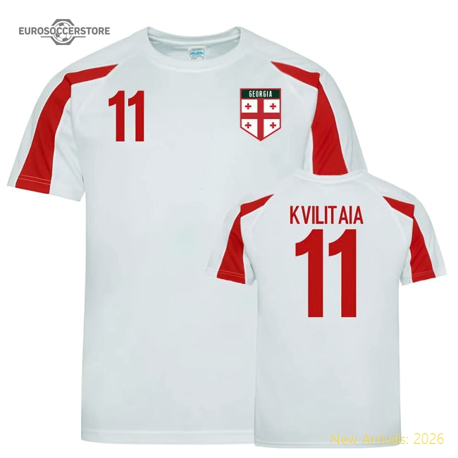 Georgia Sports Training Jersey (Kvilitaia 11)-Vantage Point Soccer