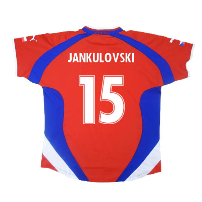 Czech Republic 2000-02 Home Shirt ((Very Good) L) (Jankulovski 15)-Vantage Point Soccer
