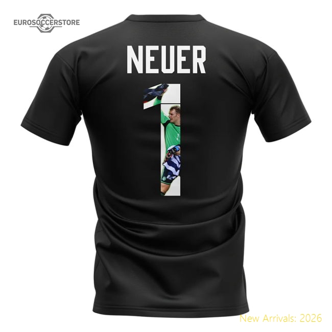 Danke Neuer Germany T-Shirt (Black)-Vantage Point Soccer