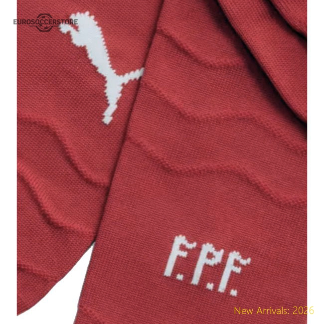 2026-2027 Portugal Home Socks (Red)-Vantage Point Soccer