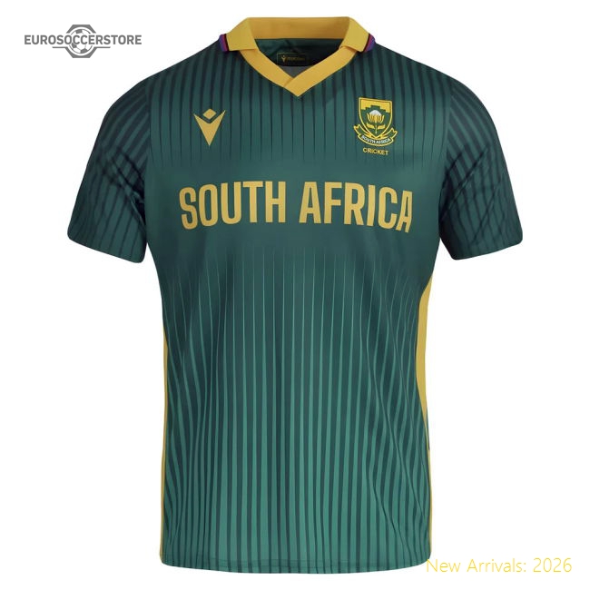2025-2026 CSA Proteas Match Day ODI Cricket Shirt-Football Shirts Shop