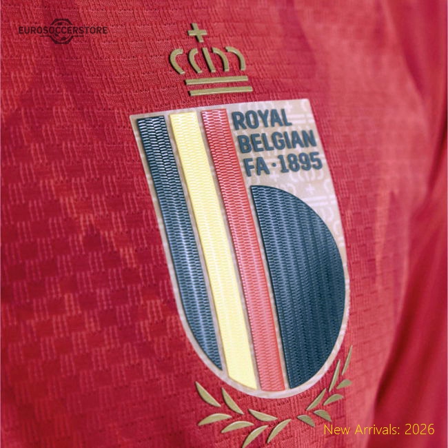 2026-2027 Belgium Authentic Home Shirt-Vantage Point Soccer