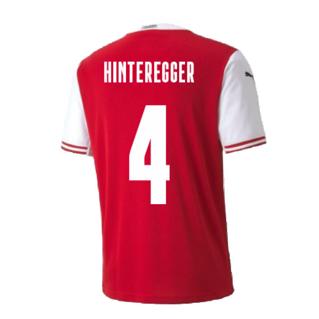 2020-2021 Austria Home Puma Football Shirt (HINTEREGGER 4)-Vantage Point Soccer