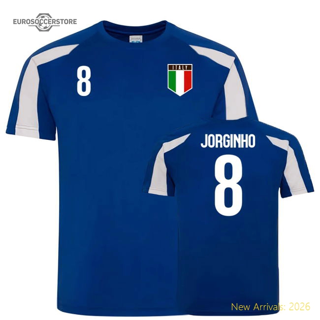 Italy Sports Training Jersey (Jorginho 8)-Vantage Point Soccer