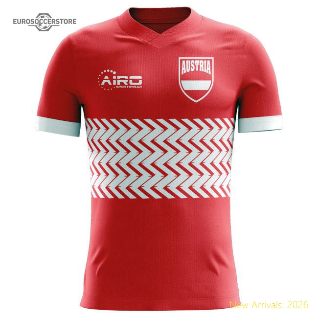 2025-2026 Austria Home Concept Football Shirt - Baby-Vantage Point Soccer