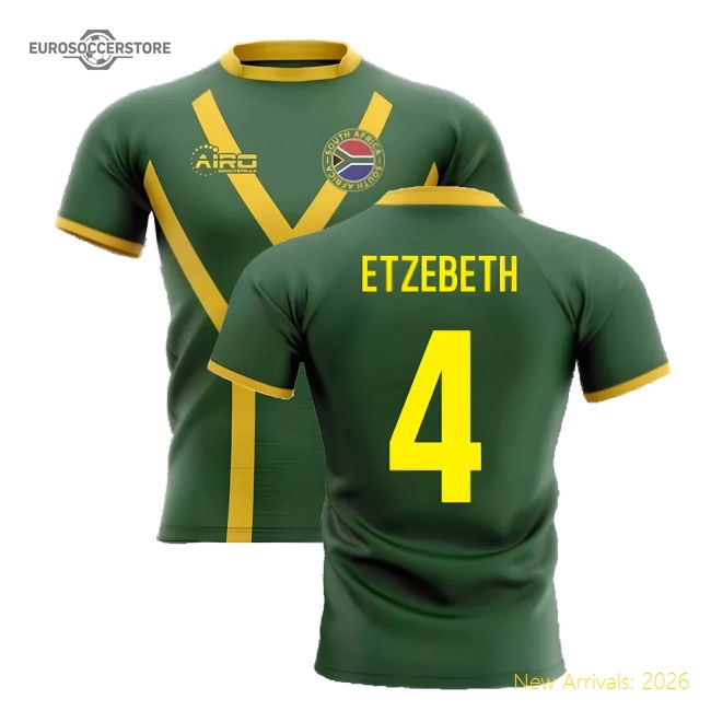 2025-2026 South Africa Springboks Flag Concept Rugby Shirt (Etzebeth 4)-Football Shirts Shop