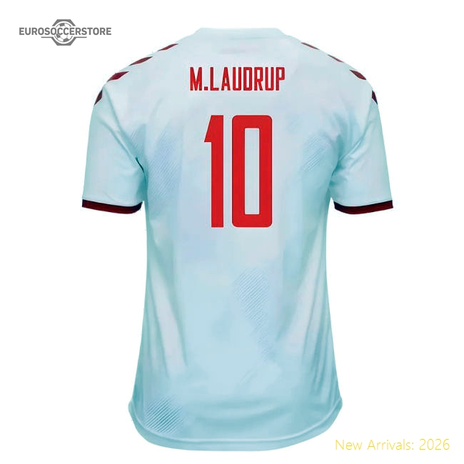 Denmark 2025-2026 Home Concept Football Kit (Viper) (M.LAUDRUP 10)-Vantage Point Soccer