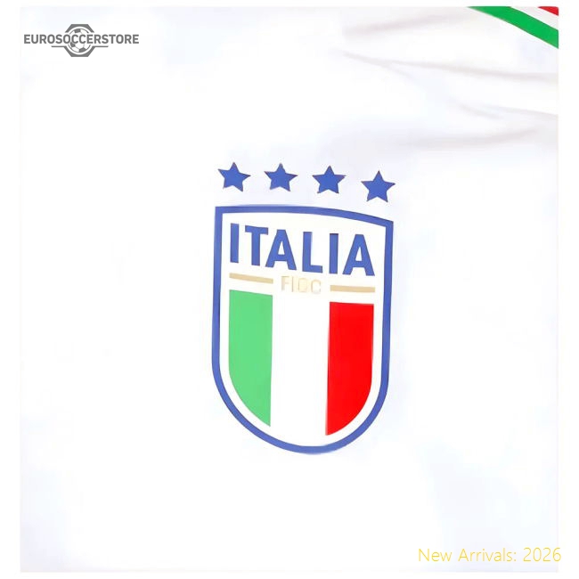 2024-2025 Italy Training Top (White)-Vantage Point Soccer