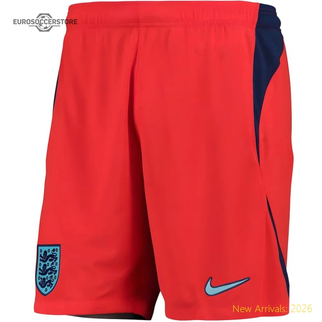2022-2023 England Away Shorts (Red)-ly44