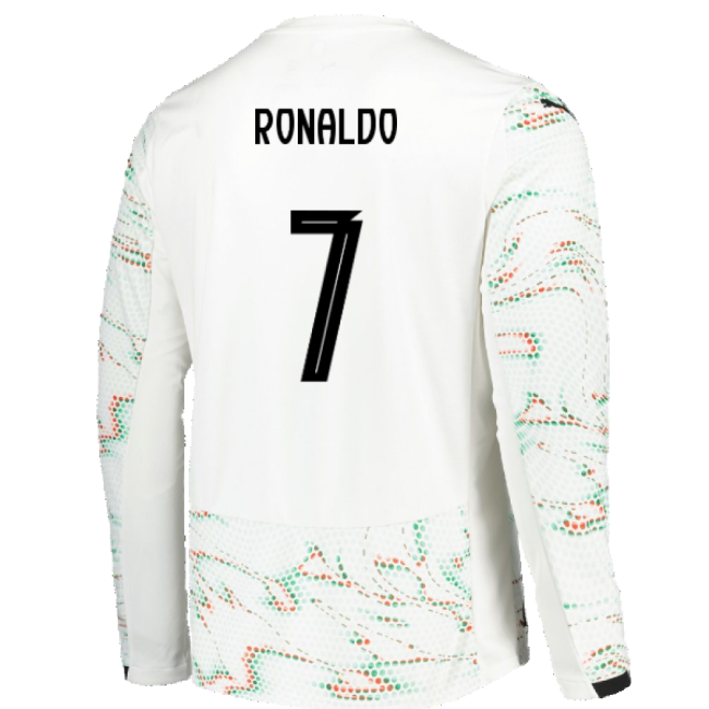 2025-2026 Portugal Long Sleeve Away Shirt (Ronaldo 7)-Vantage Point Soccer