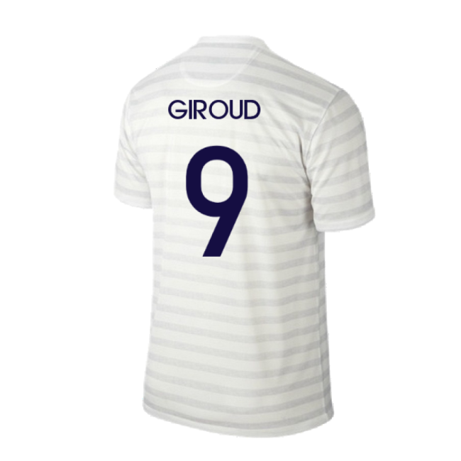 France 2014-15 Away Shirt ((Excellent) M) (Giroud 9)-Vantage Point Soccer