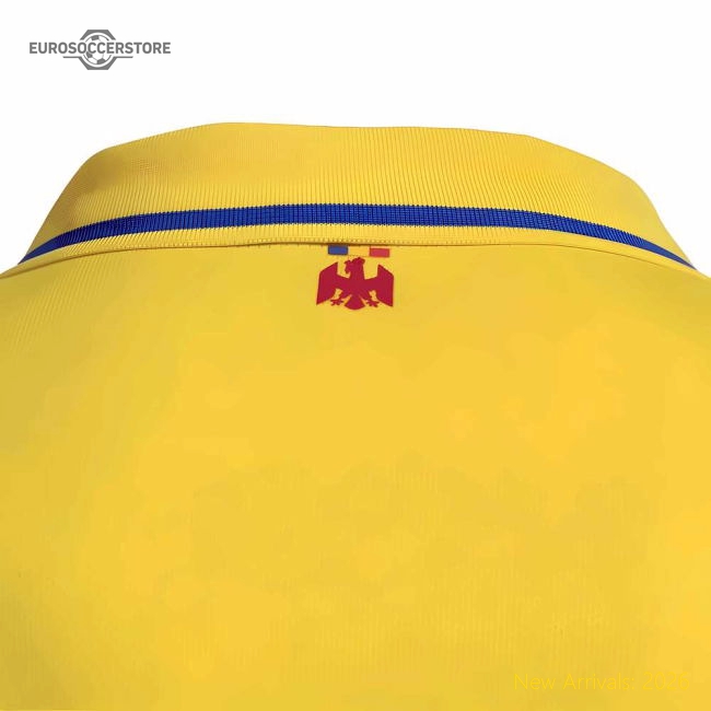 2025-2026 Romania Presentation Polo Shirt (Yellow)-Vantage Point Soccer