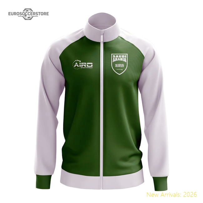 Saudi Arabia Concept Football Track Jacket (Green)-Vantage Point Soccer