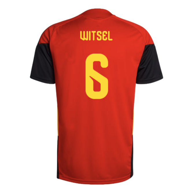 2026-2027 Belgium Training Jersey (Red) (Witsel 6)-Vantage Point Soccer