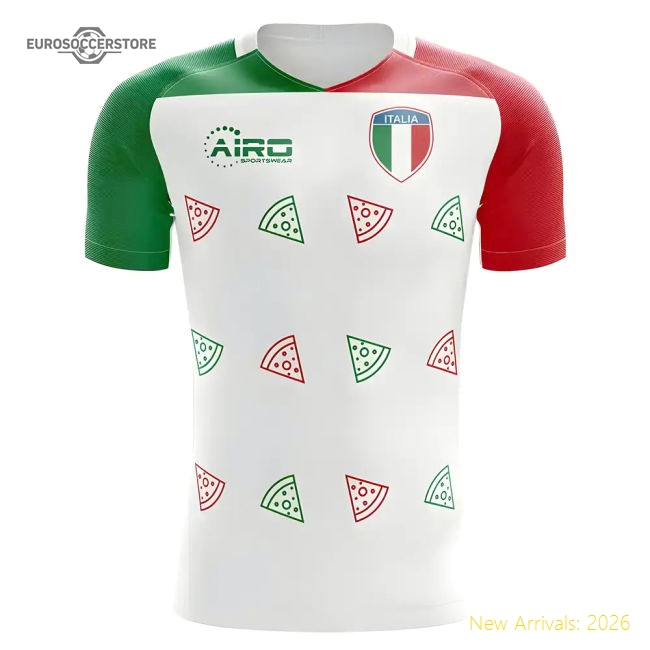 Italy 2025-2026 Pizza Concept Football Kit (Airo) - Baby-Vantage Point Soccer