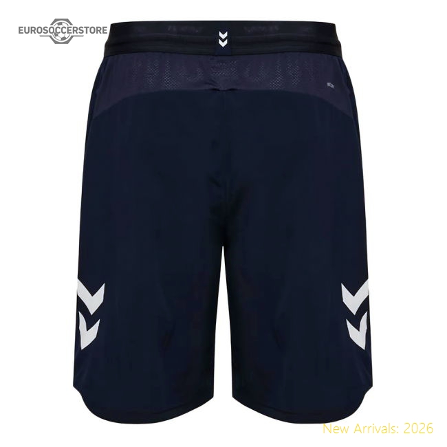2024-2025 Denmark Pro Woven Shorts (Marine)-Vantage Point Soccer