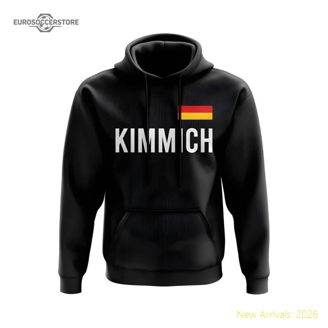 Joshua Kimmich Germany Name Hoody (Black)-Vantage Point Soccer