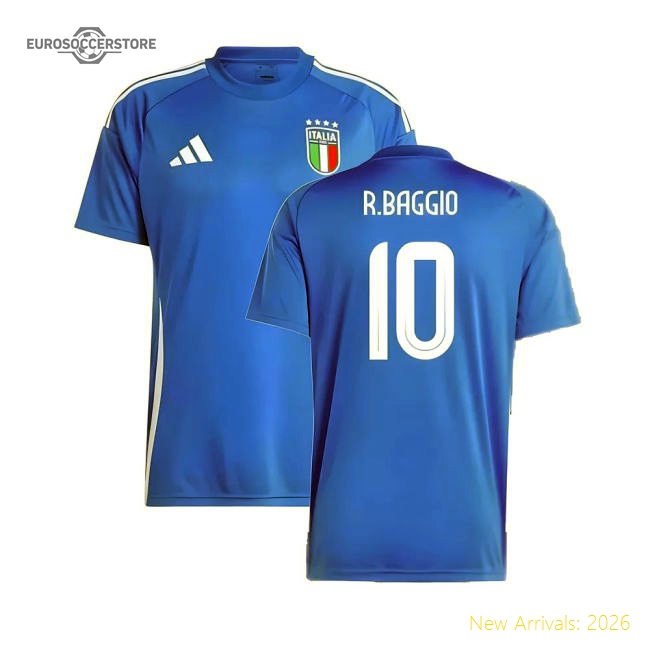 2024-2025 Italy Home Fan Jersey (R.BAGGIO 10)-Vantage Point Soccer
