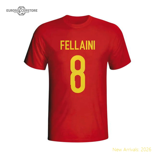 Marouane Fellaini Belgium Hero T-shirt (red)-Vantage Point Soccer
