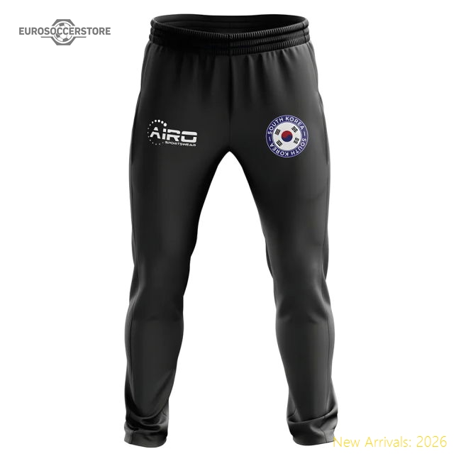 South Korea Concept Football Training Pants (Black)-The Soccer Shirt Hub