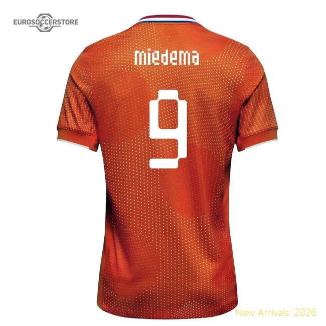 2025-2026 Netherlands Womens Team Shirt (Kids) (Miedema 9)-Vantage Point Soccer