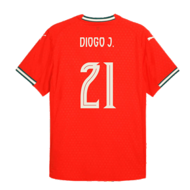 2025-2026 Portugal Home Shirt (Diogo J. 21)-Vantage Point Soccer
