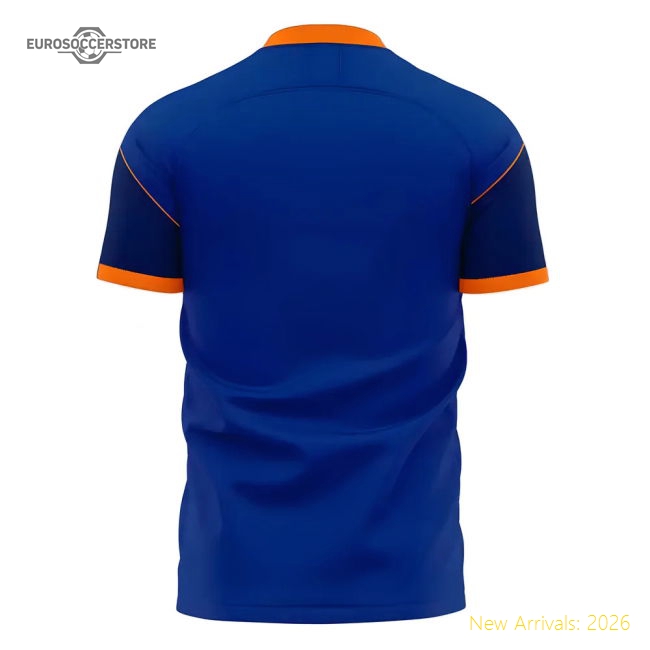India 2025-2026 Home Concept Football Kit (Libero) - Baby-Vantage Point Soccer