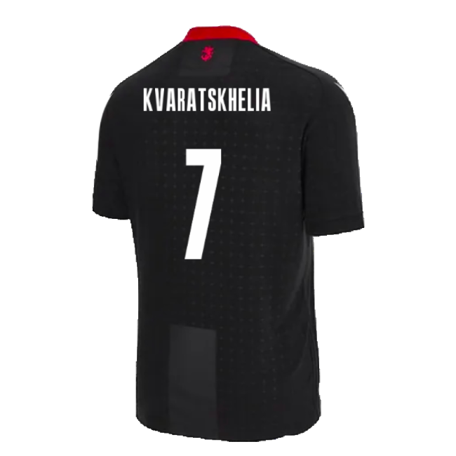 2024-2025 Georgia Away Shirt (Kids) (Kvaratskhelia 7)-Vantage Point Soccer