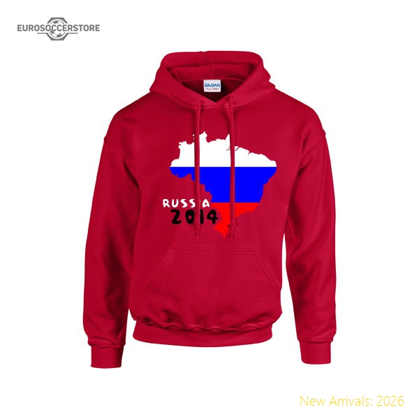Russia 2014 Country Flag Hoody (red)-Vantage Point Soccer