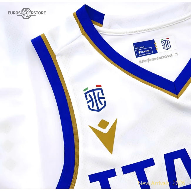 2025-2026 Italy FIP Basketball Home Jersey (White)-Vantage Point Soccer