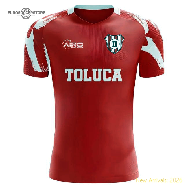 2025-2026 Deportivo Toluca Home Concept Football Shirt-Football Shirts Shop