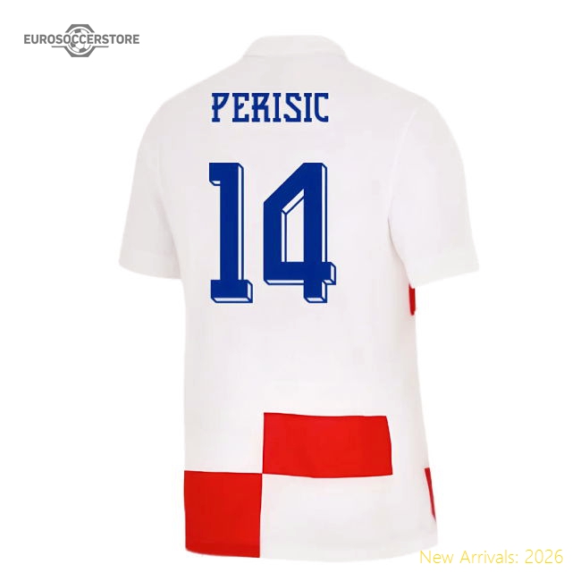 2024-2025 Croatia Home Shirt (Perisic 14)-Vantage Point Soccer