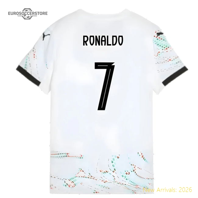 2025-2026 Portugal Away Shirt (Womens) (Ronaldo 7)-Vantage Point Soccer