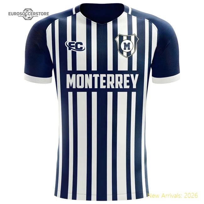 2018-2019 Monterrey Fans Culture Home Concept Shirt-Football Shirts Shop