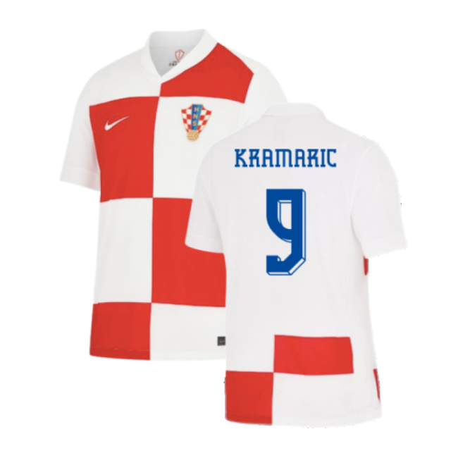 2024-2025 Croatia Home Shirt (Kramaric 9)-Vantage Point Soccer