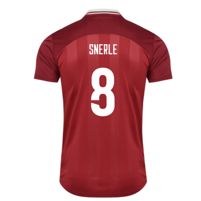 2025-2026 Denmark Womens Team Home Shirt (Ladies) (Snerle 8)-Vantage Point Soccer