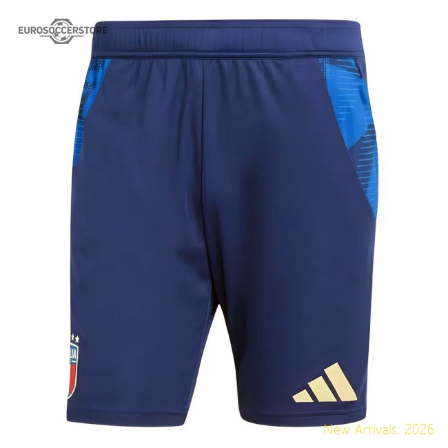2024-2025 Italy Training Shorts (Navy)-Vantage Point Soccer
