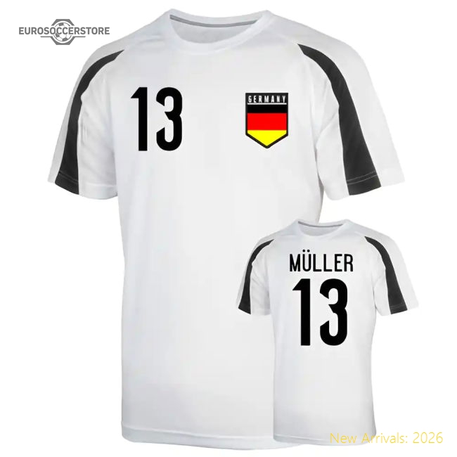Germany Sports Training Jersey (muller 13)-Vantage Point Soccer