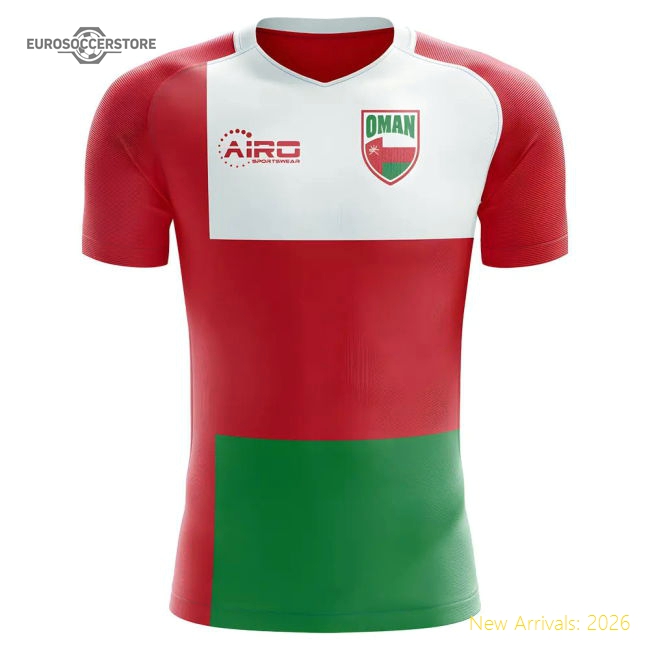 2025-2026 Oman Home Concept Football Shirt - Baby-Vantage Point Soccer