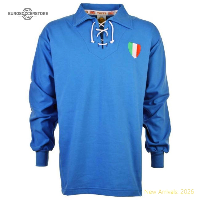 Italy 1940-1950s Retro Football Shirt-Vantage Point Soccer