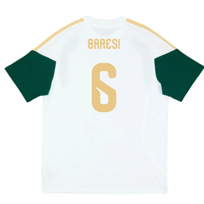 2026-2027 Italy Training Tee (White) (Baresi 6)-Vantage Point Soccer
