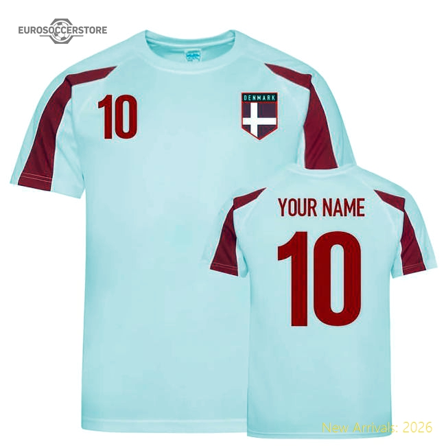 Denmark Sports Training Jersey (Your Name)-Vantage Point Soccer
