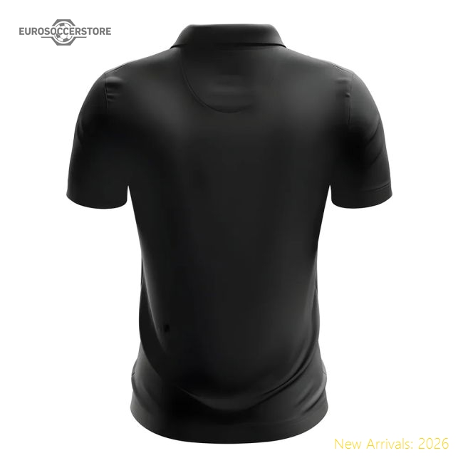 Nepal Football Polo Shirt (Black)-Vantage Point Soccer