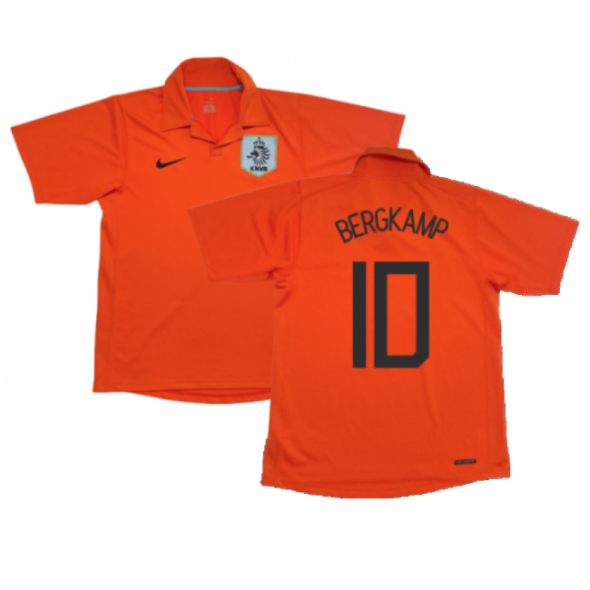 Holland 2006-08 Home Shirt (M) ((Good) M) (Bergkamp 10)-Football Jersey Hub