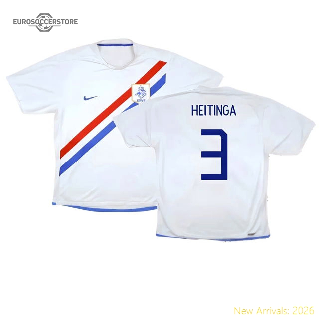 Holland 2006-08 Away Shirt ((Very Good) S) (Heitinga 3)-Football Jersey Hub